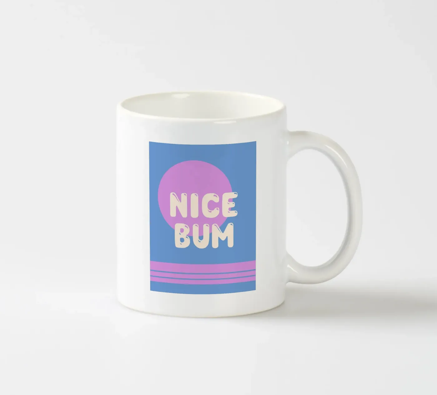 Nice Bum ceramic mug by MODERN NUANCE