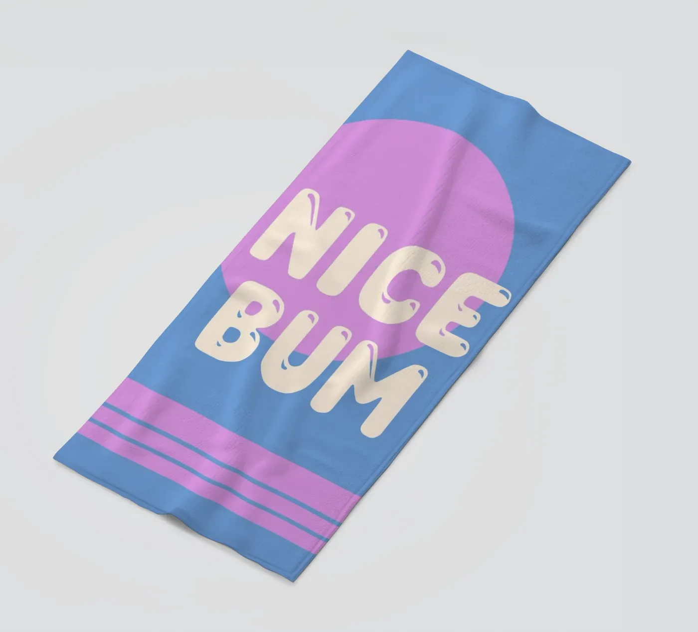 Nice Bum beach towel by MODERN NUANCE