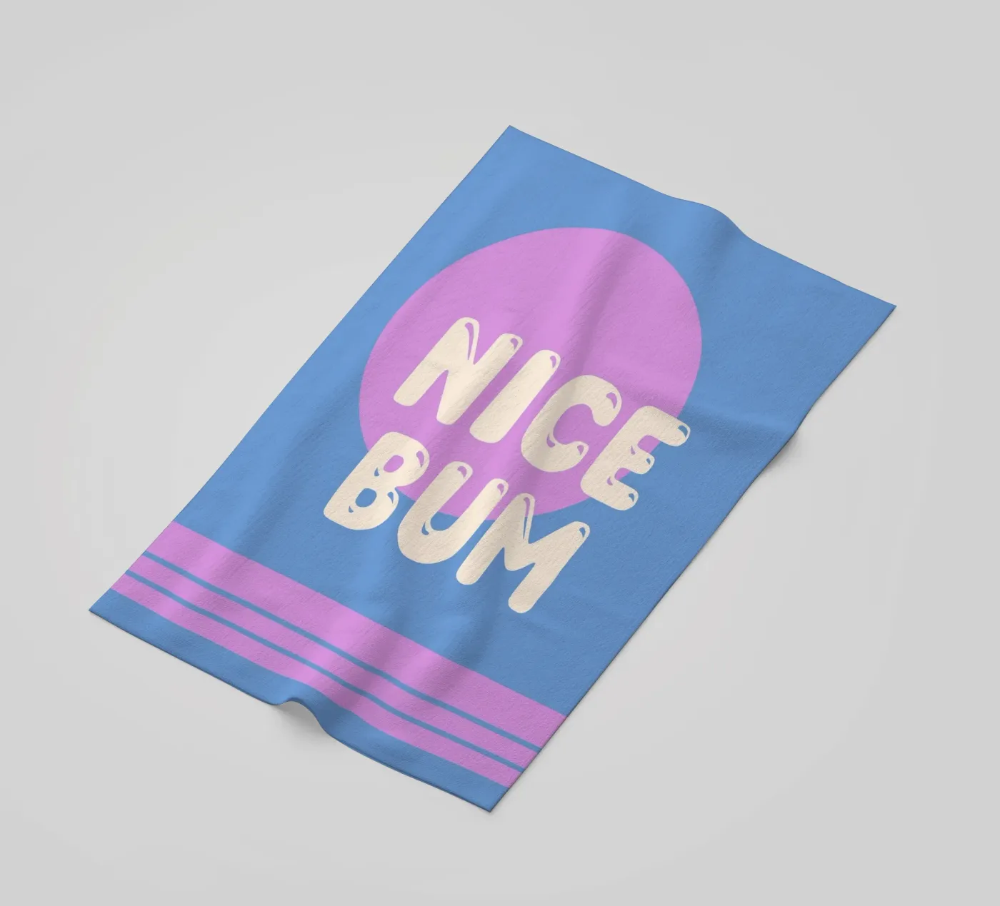 Nice Bum beach towel by MODERN NUANCE