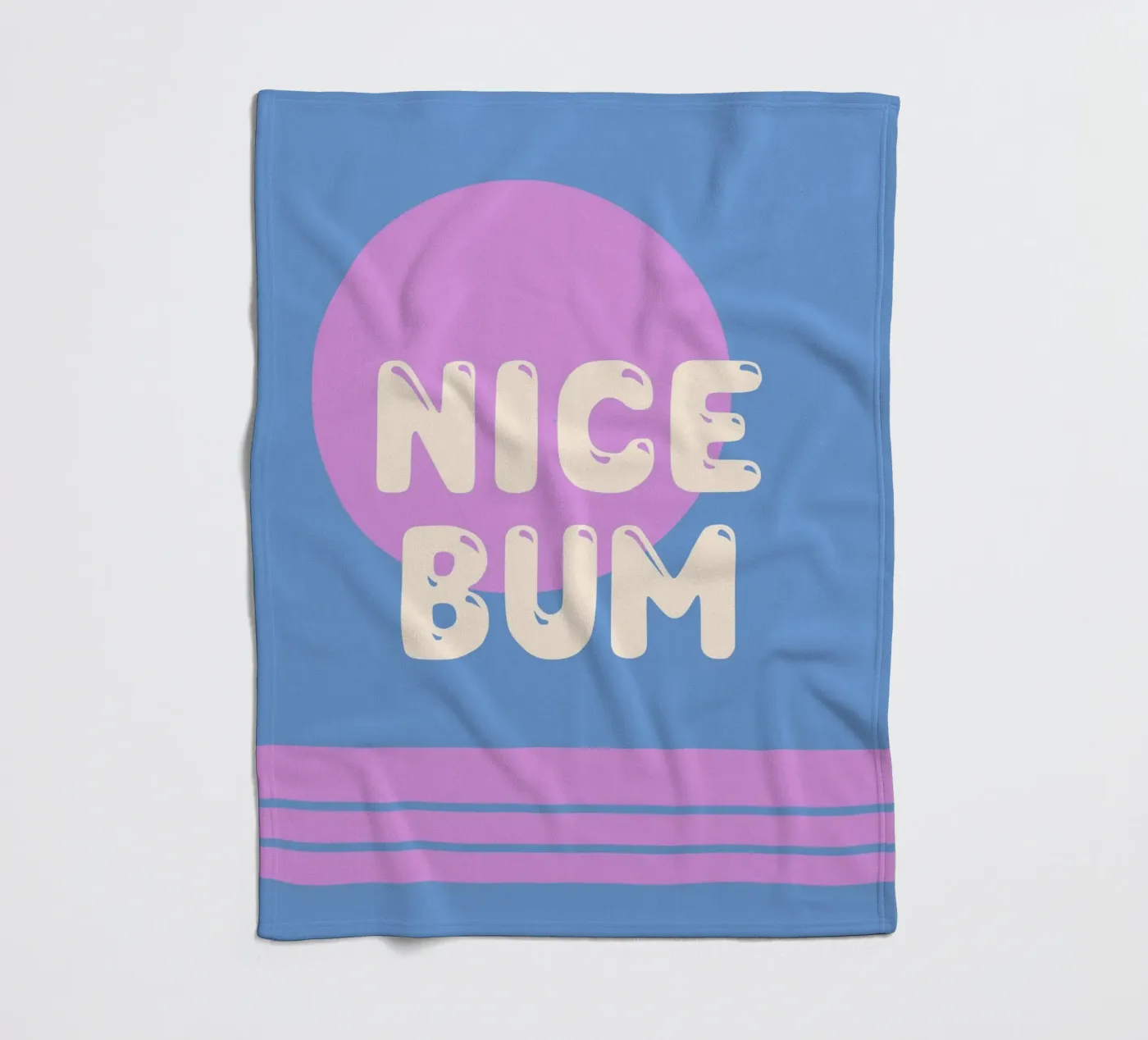 Nice Bum Fleecedecke von MODERN NUANCE