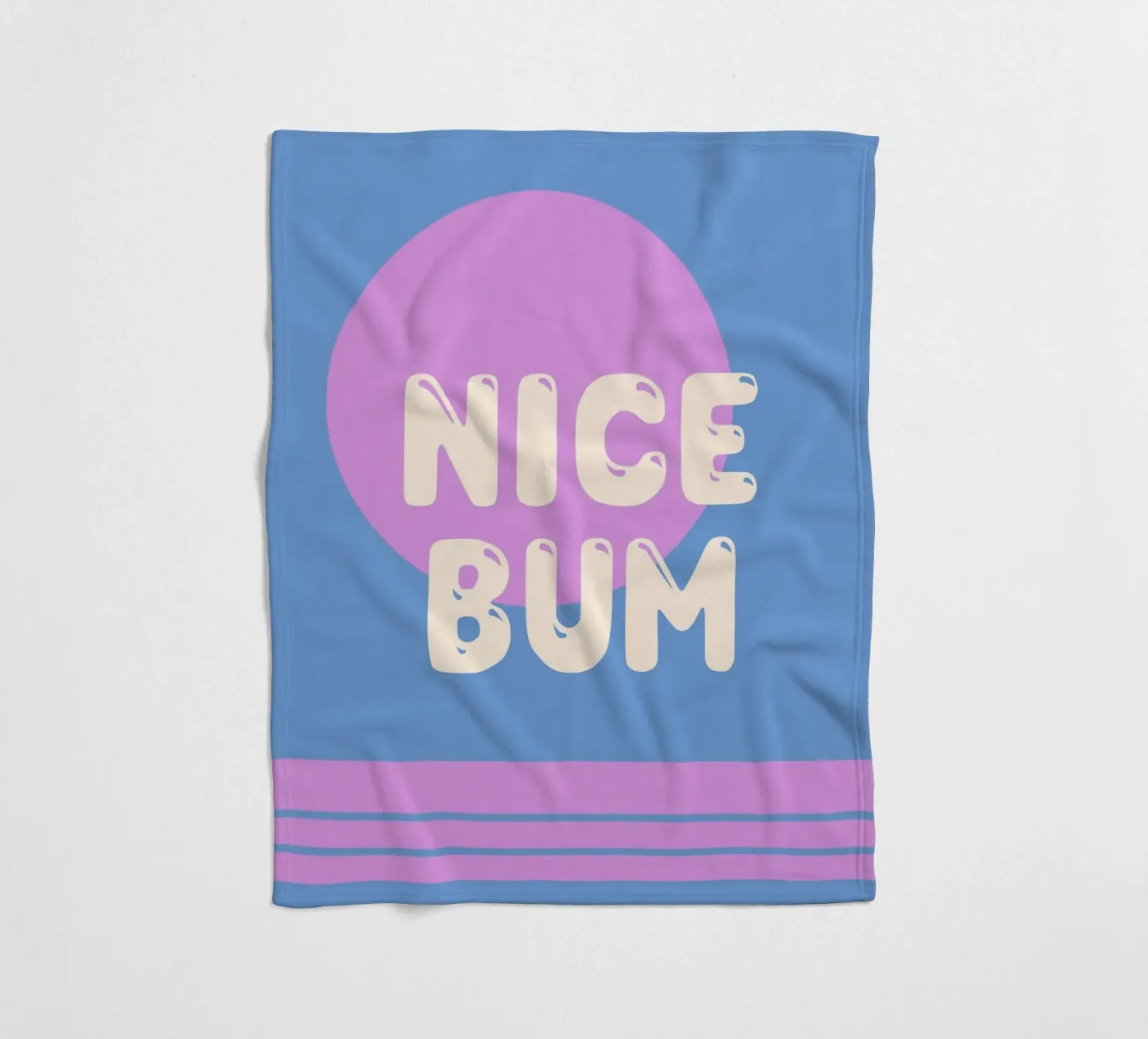 Nice Bum Fleecedecke von MODERN NUANCE
