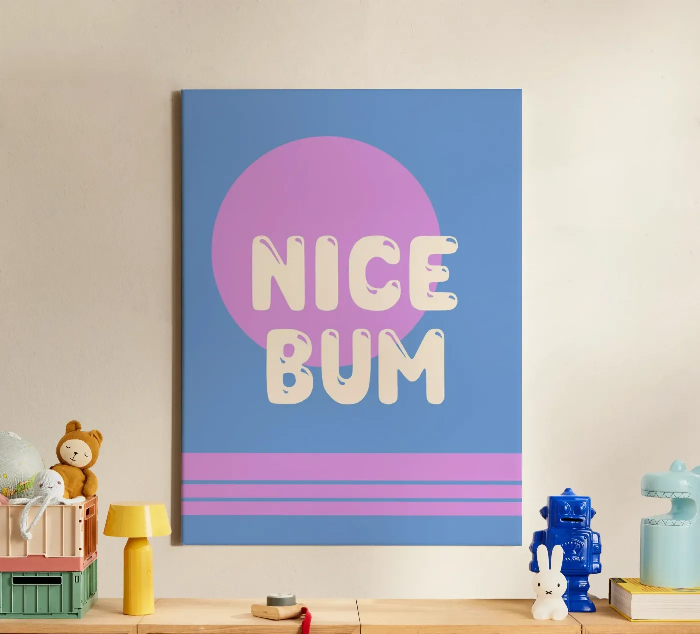 Nice Bum canvas by MODERN NUANCE