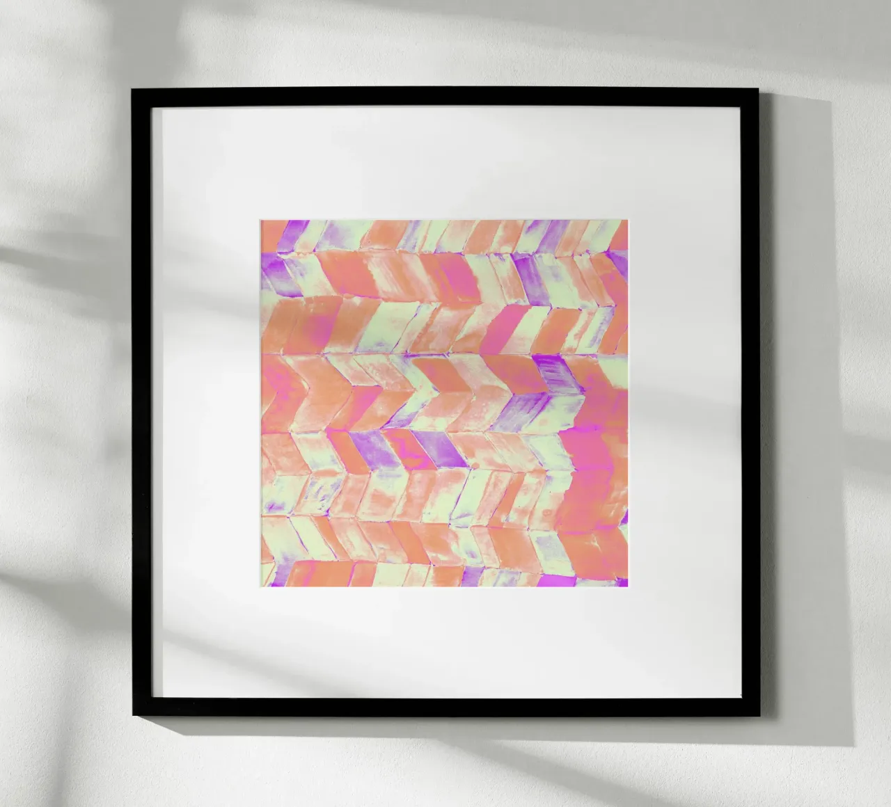 Tutti Frutti Pink poster con telaio in plastica da Amy Sia