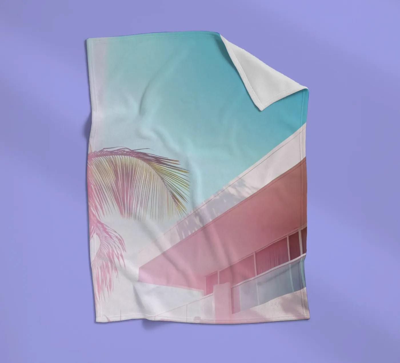 43 fleecedeken van Pink California | Affiches & Posters