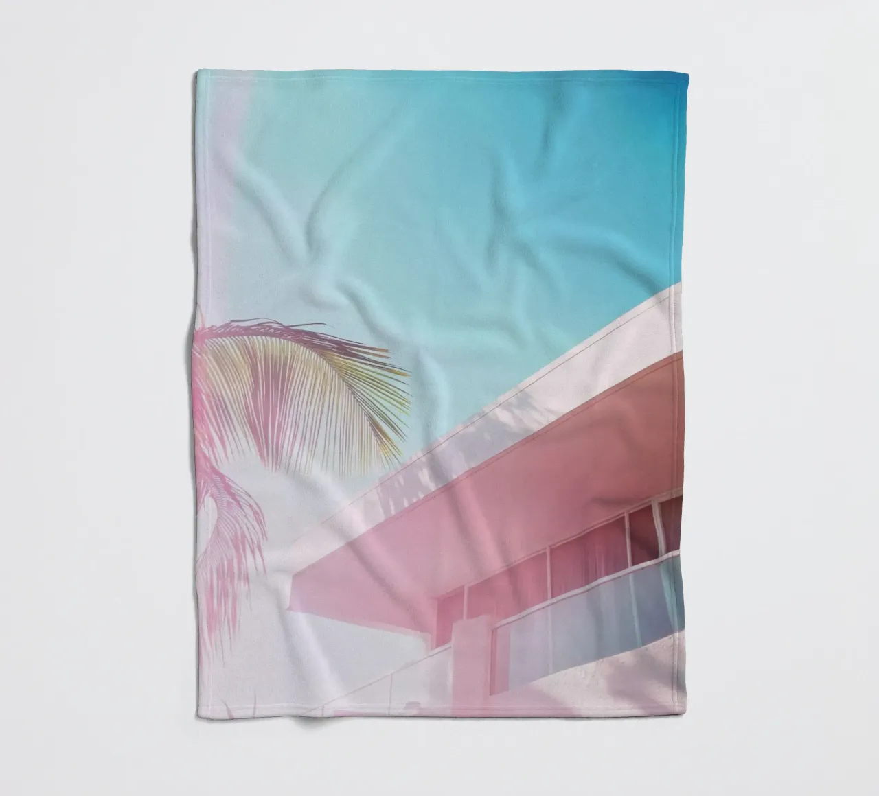 43 fleecedeken van Pink California | Affiches & Posters