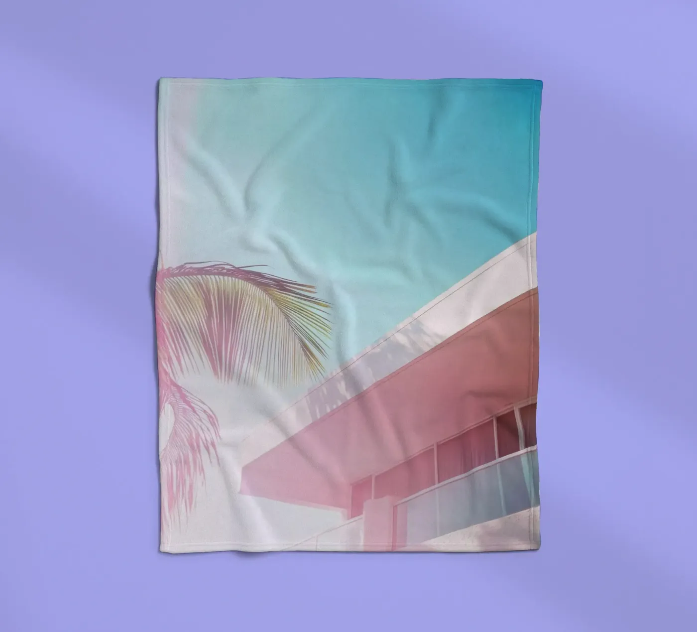 43 fleecedeken van Pink California | Affiches & Posters