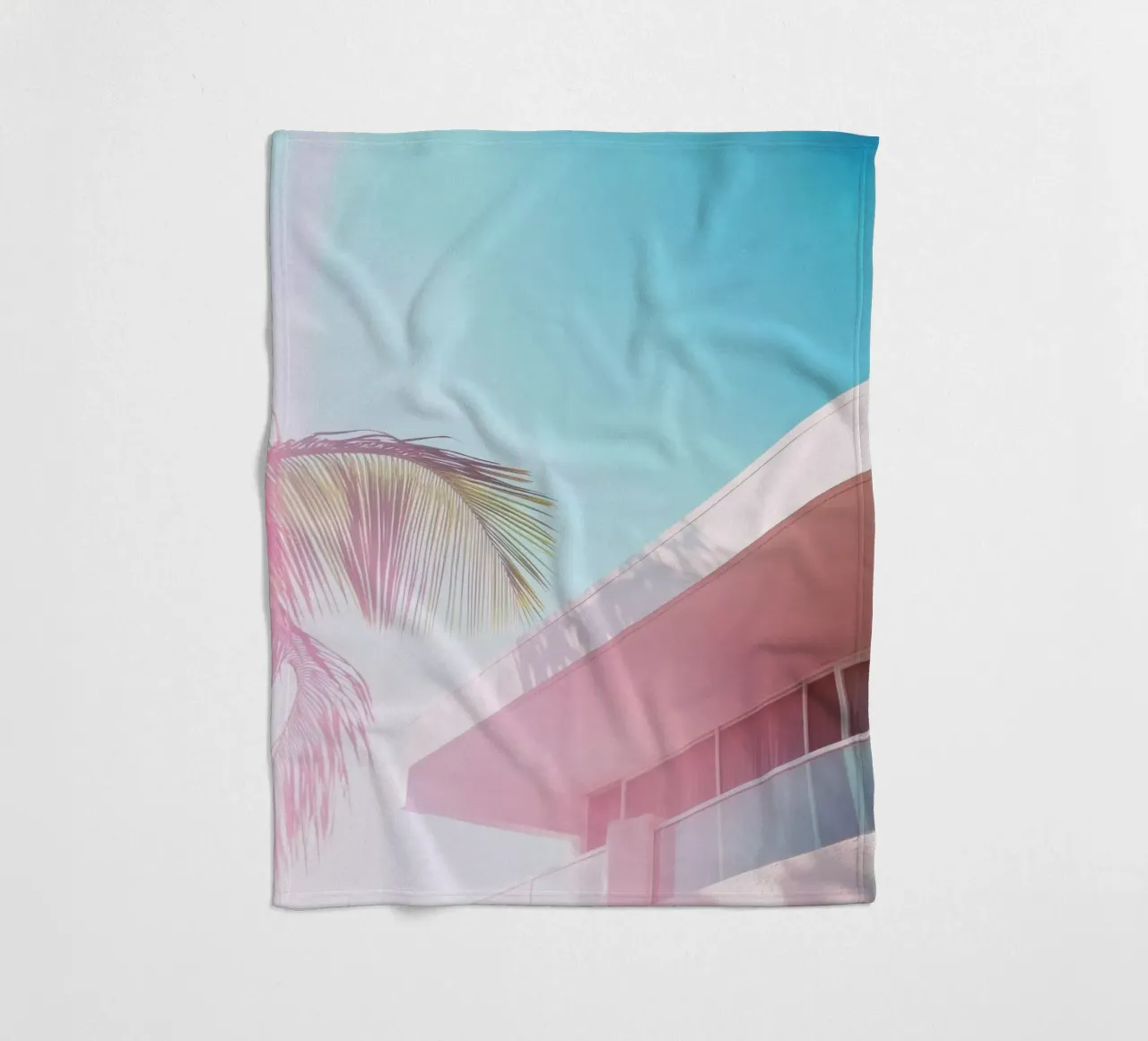 43 fleecedeken van Pink California | Affiches & Posters