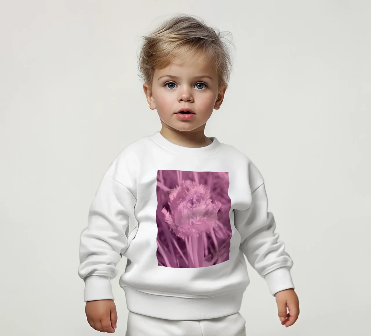 Tulipano in luce infrarossa felpa neonato da Alexandra Joseph Fotomomente