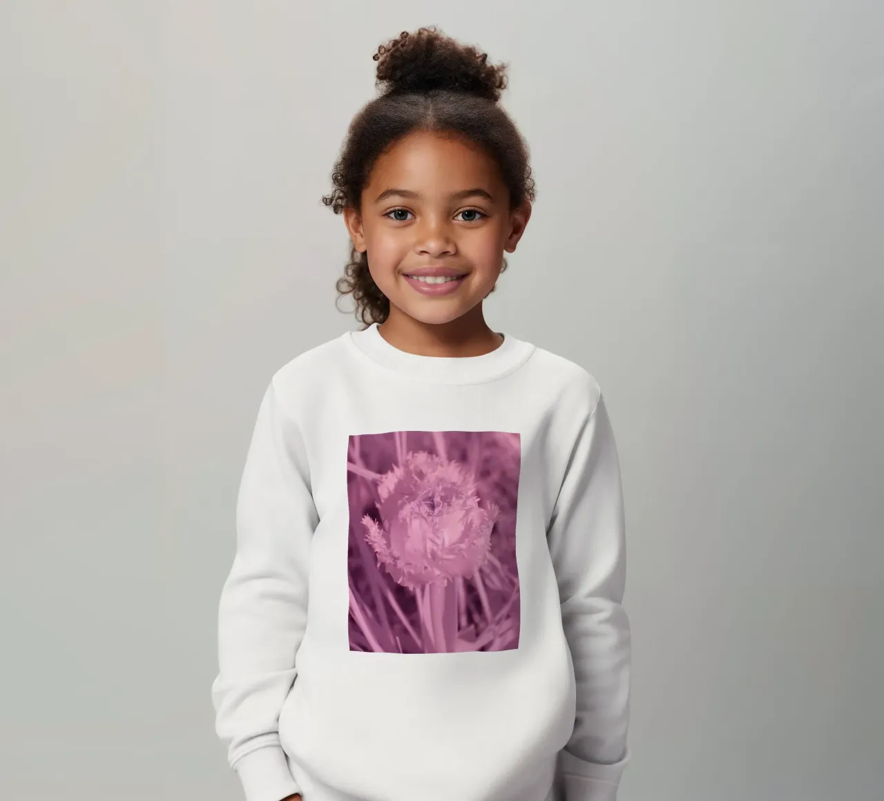 Tulipano in luce infrarossa felpa bambino da Alexandra Joseph Fotomomente