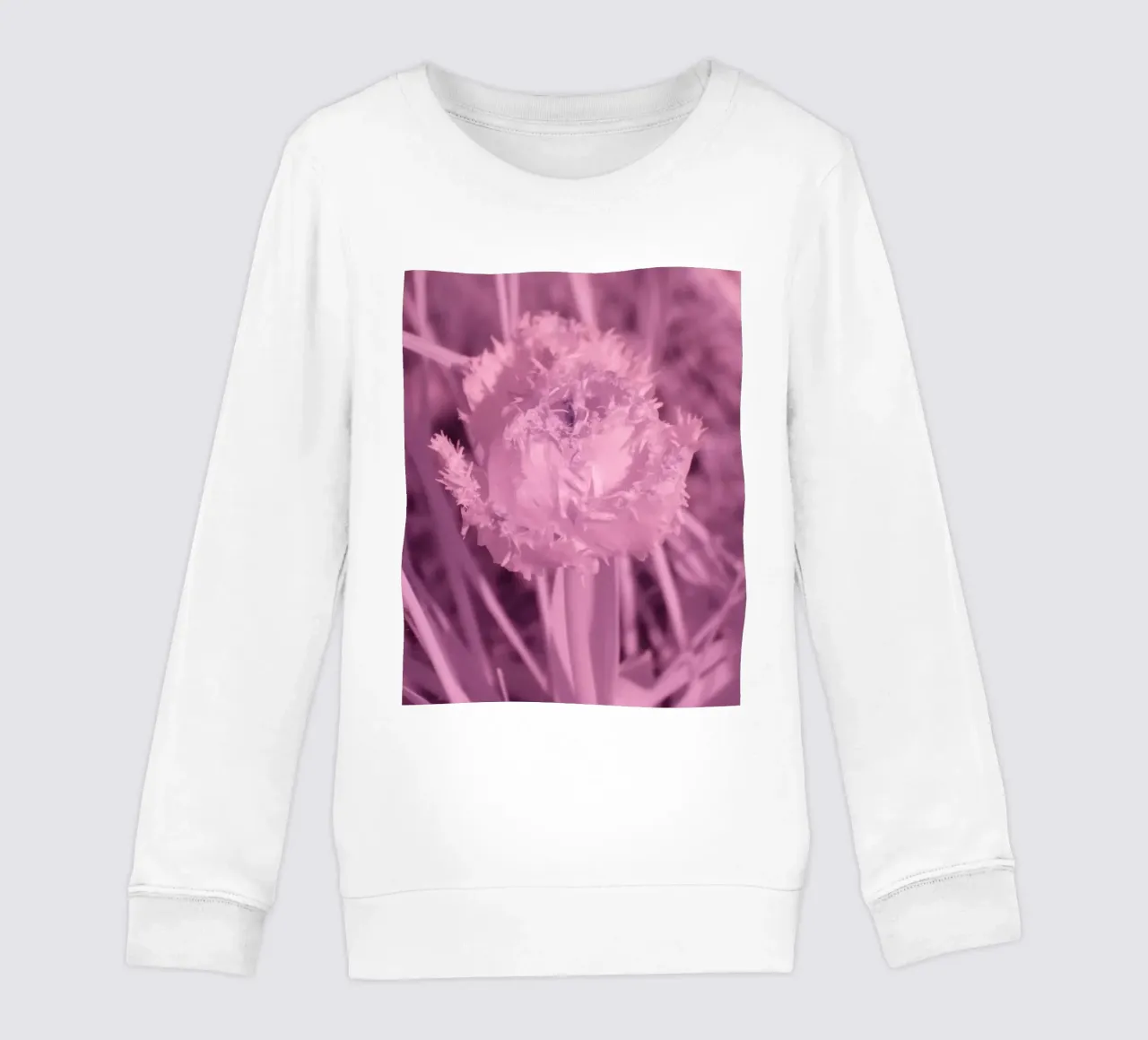 Tulipano in luce infrarossa felpa bambino da Alexandra Joseph Fotomomente