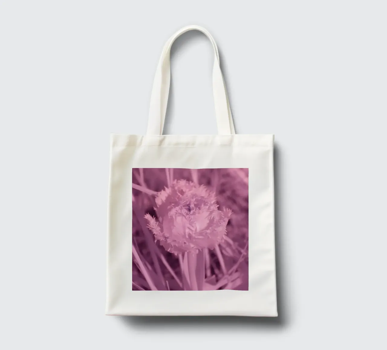 Tulipano in luce infrarossa borsa in juta da Alexandra Joseph Fotomomente