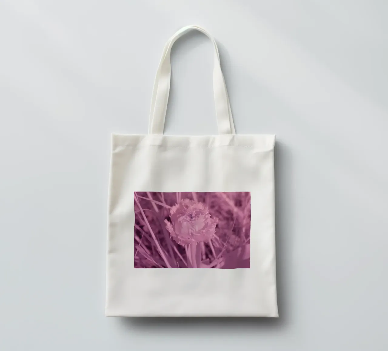 Tulipano in luce infrarossa borsa in juta da Alexandra Joseph Fotomomente