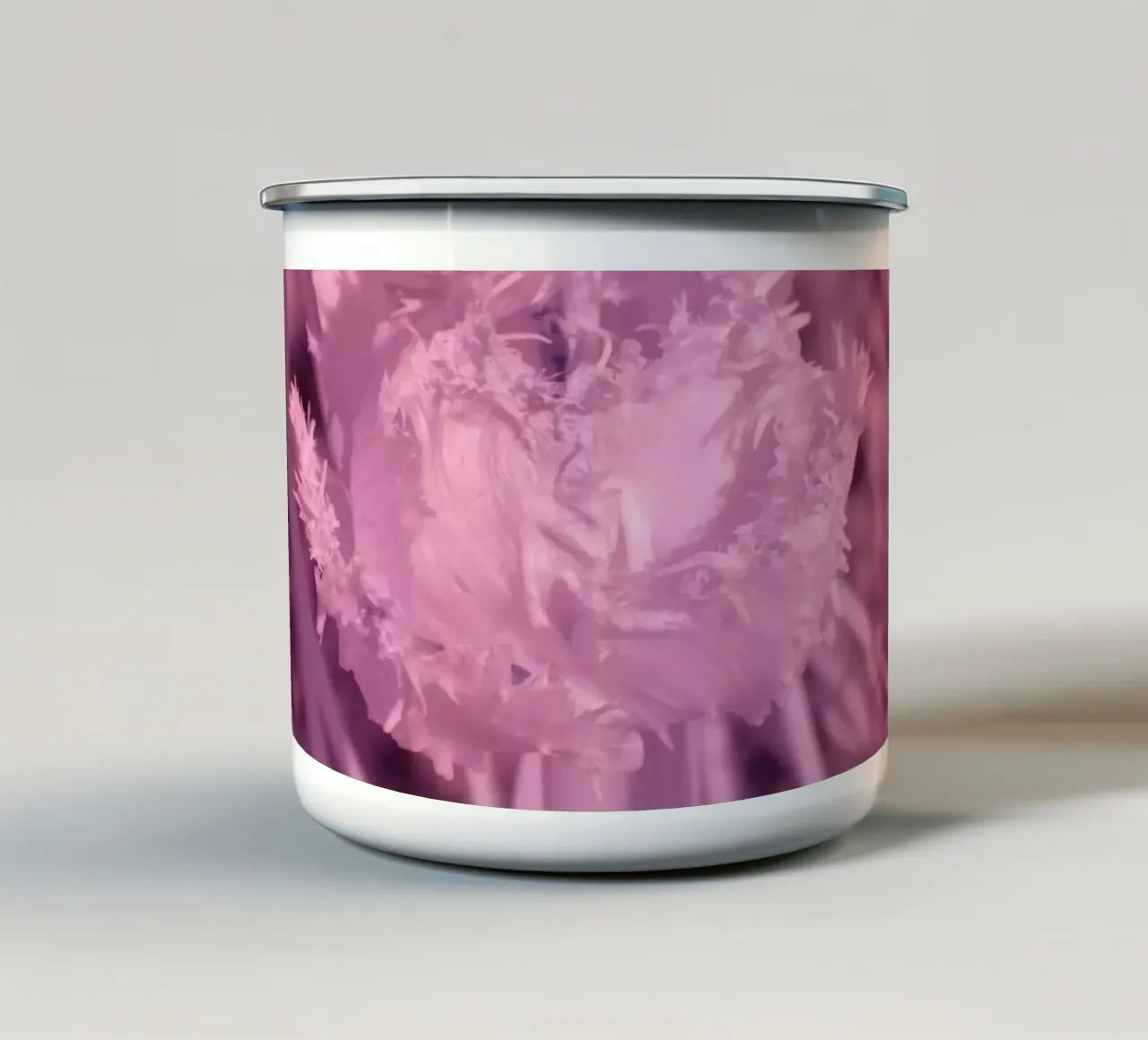 Tulp in infrarood licht emaille mok van Alexandra Joseph Fotomomente