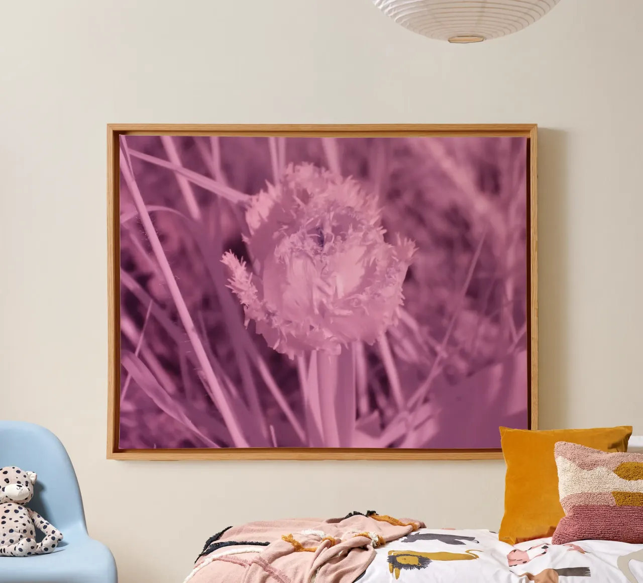 Tulp in infrarood licht canvas van Alexandra Joseph Fotomomente