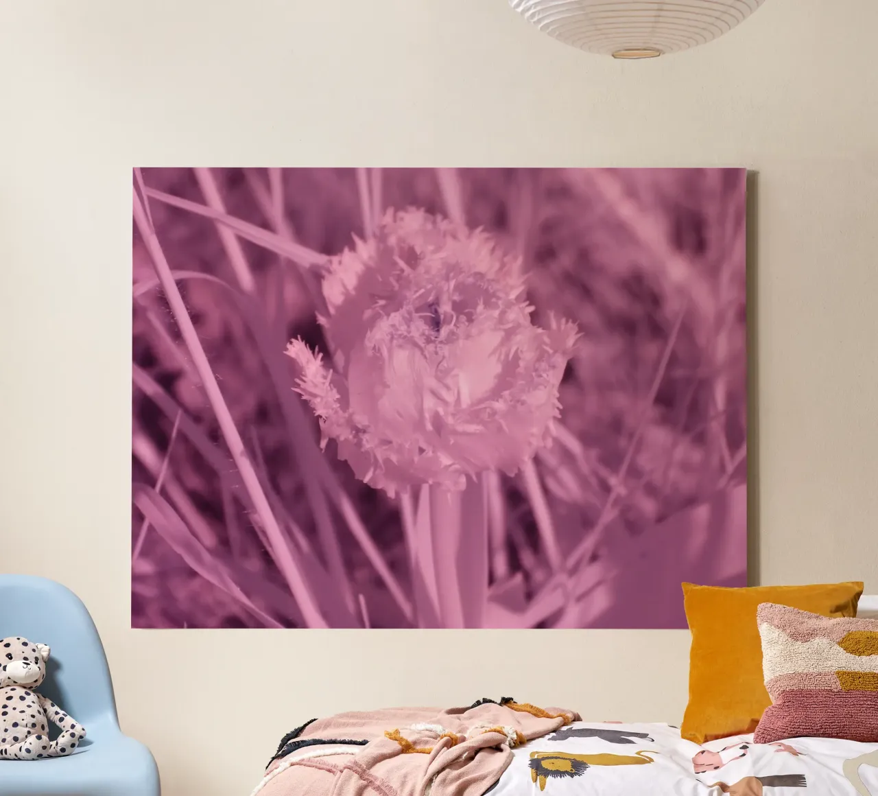 Tulp in infrarood licht canvas van Alexandra Joseph Fotomomente