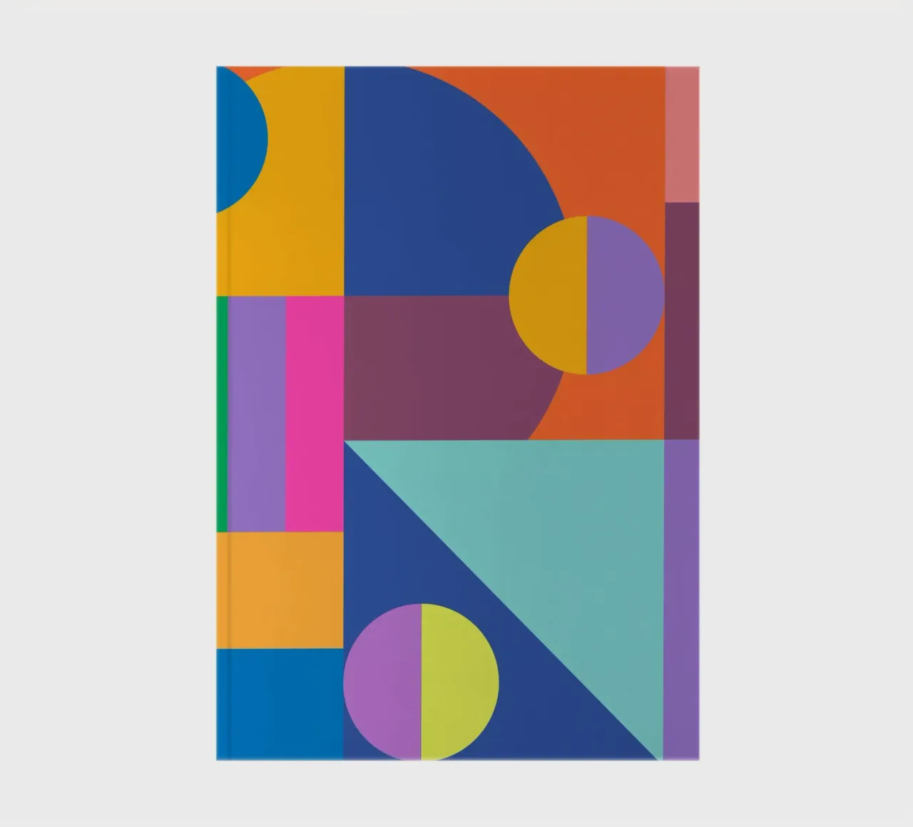 Retro Geometric Art Notizbuch von good-vibes