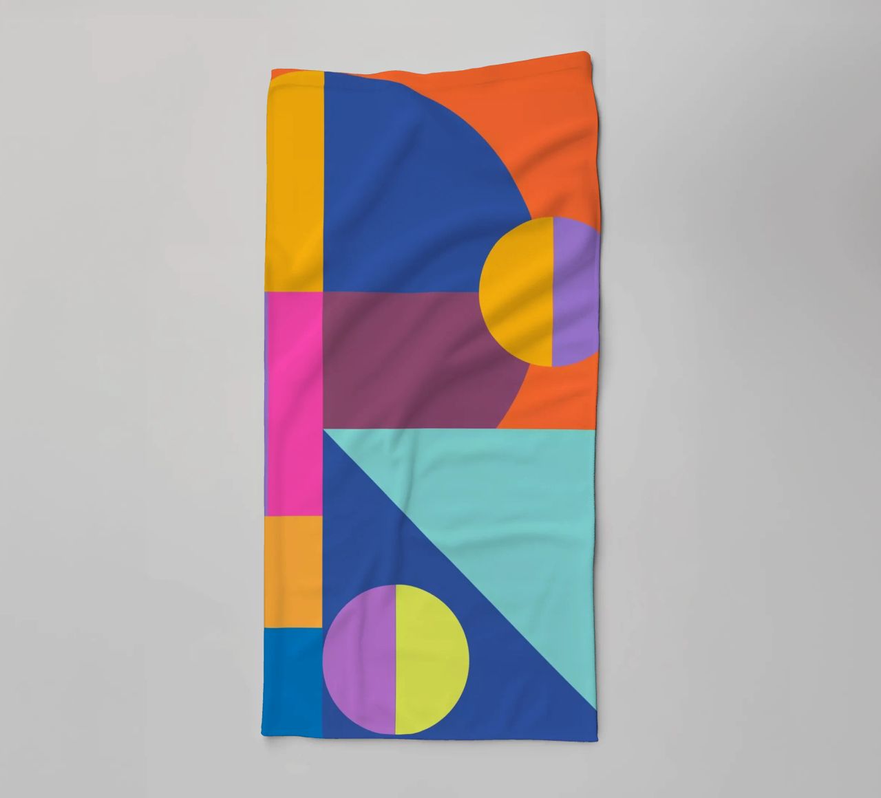 Retro Geometric Art towel by good-vibes