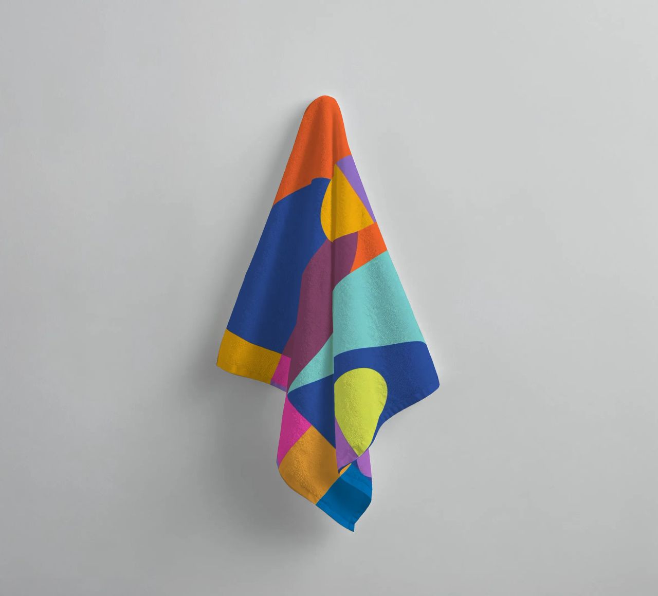 Retro Geometric Art towel by good-vibes