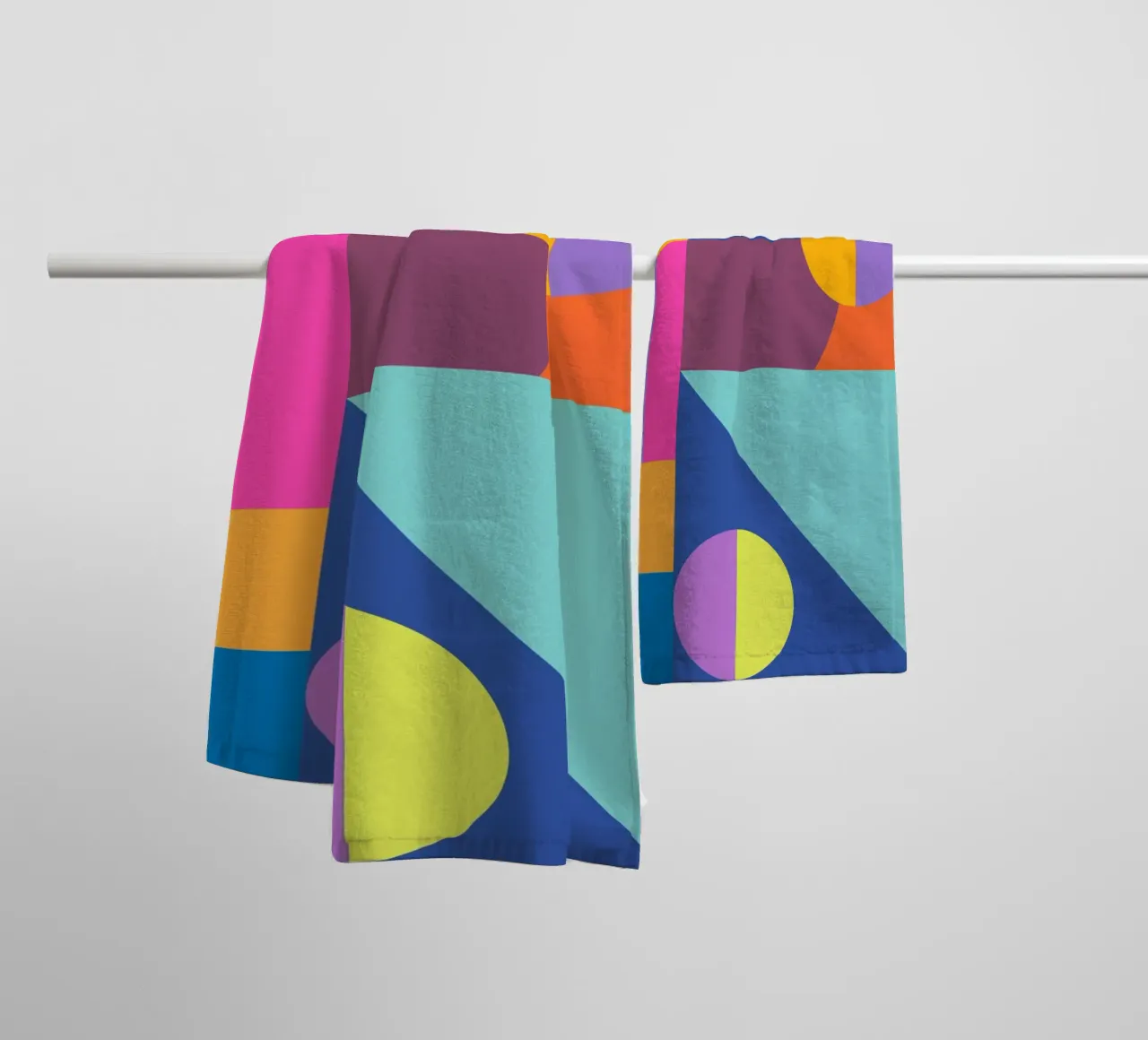 Retro Geometric Art asciugamano da bagno da good-vibes