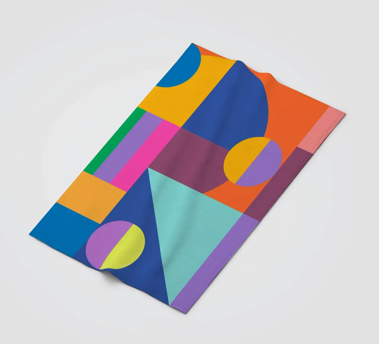 Retro Geometric Art coperta in pile da good-vibes