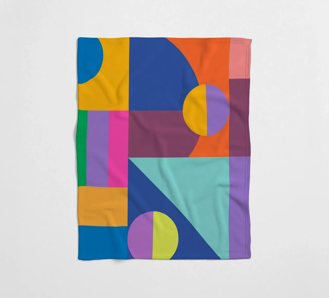Retro Geometric Art coperta in pile da good-vibes