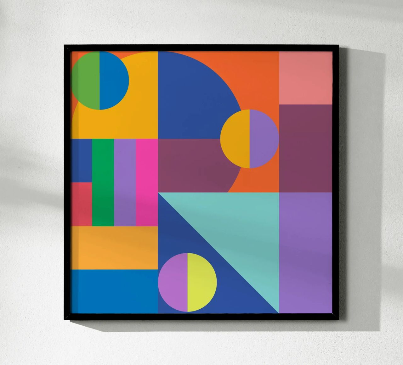 Retro Geometric Art poster by good-vibes