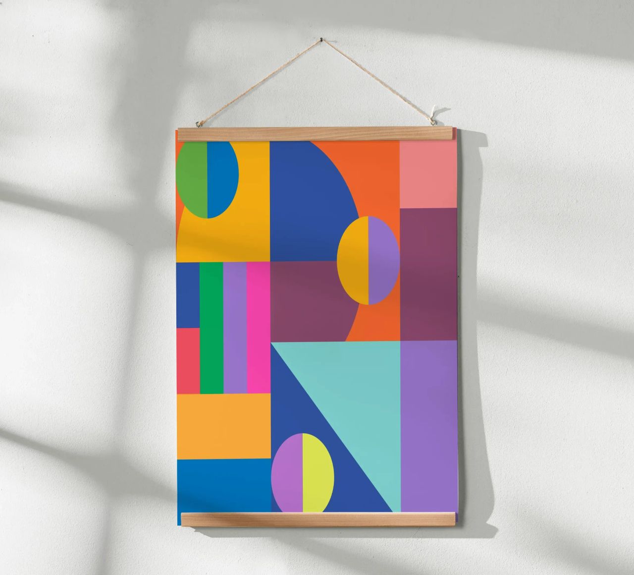 Retro Geometric Art poster by good-vibes