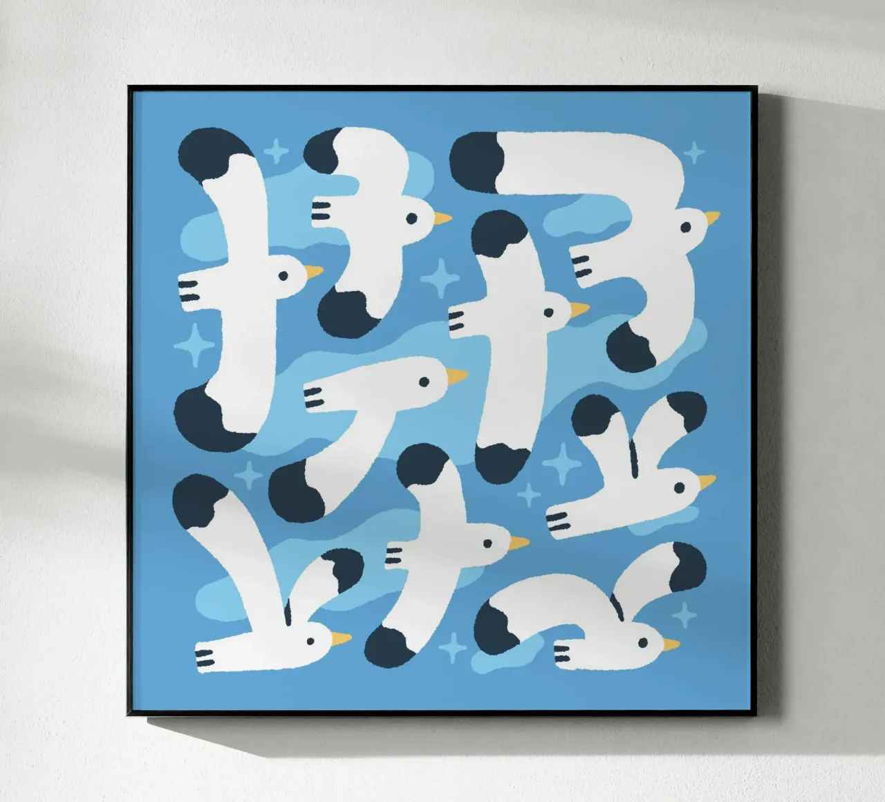 Seagulls plexiglass da sashakolesnik