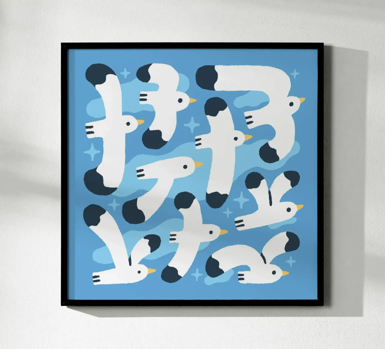 Seagulls poster da sashakolesnik