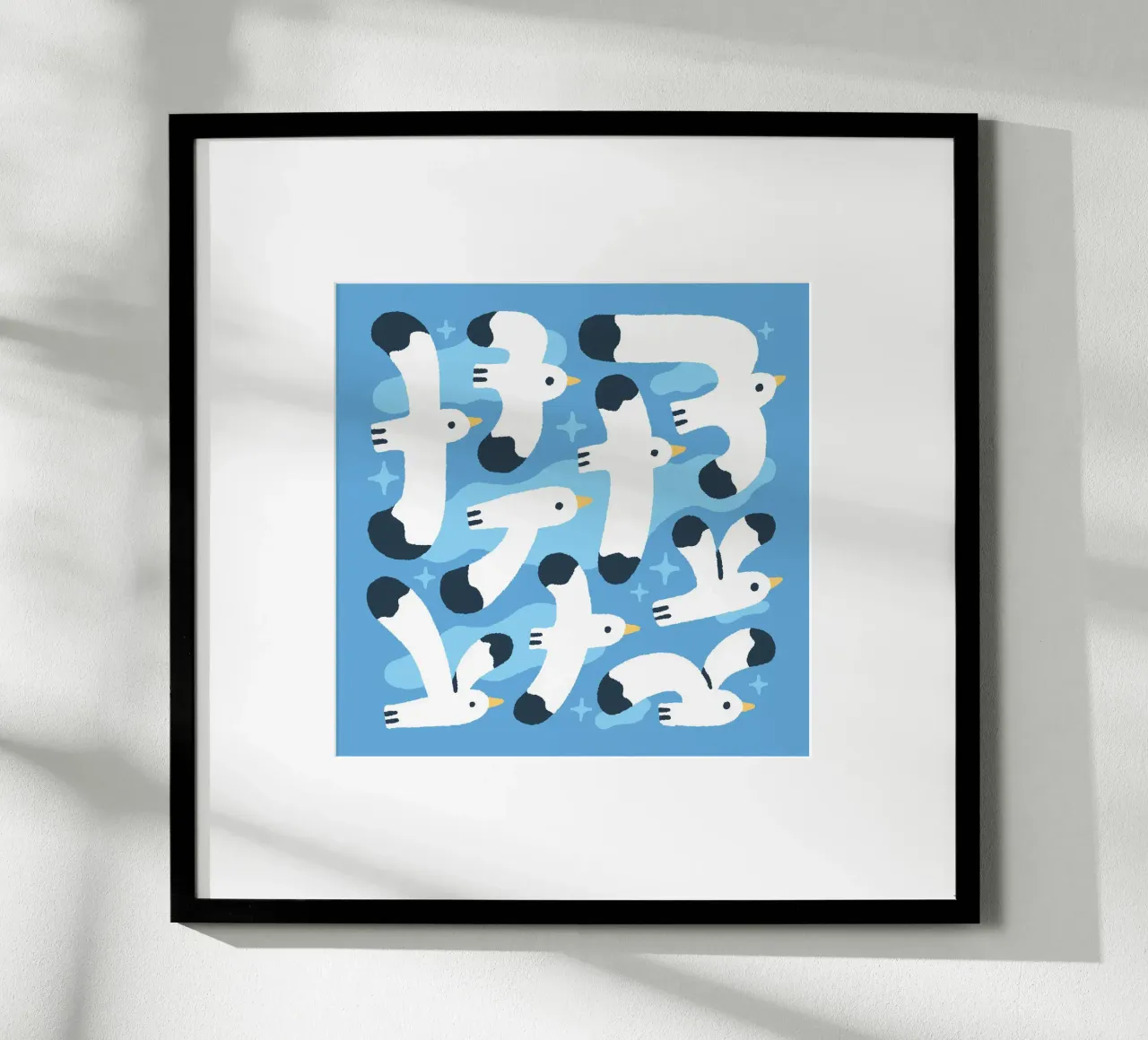 Seagulls poster da sashakolesnik