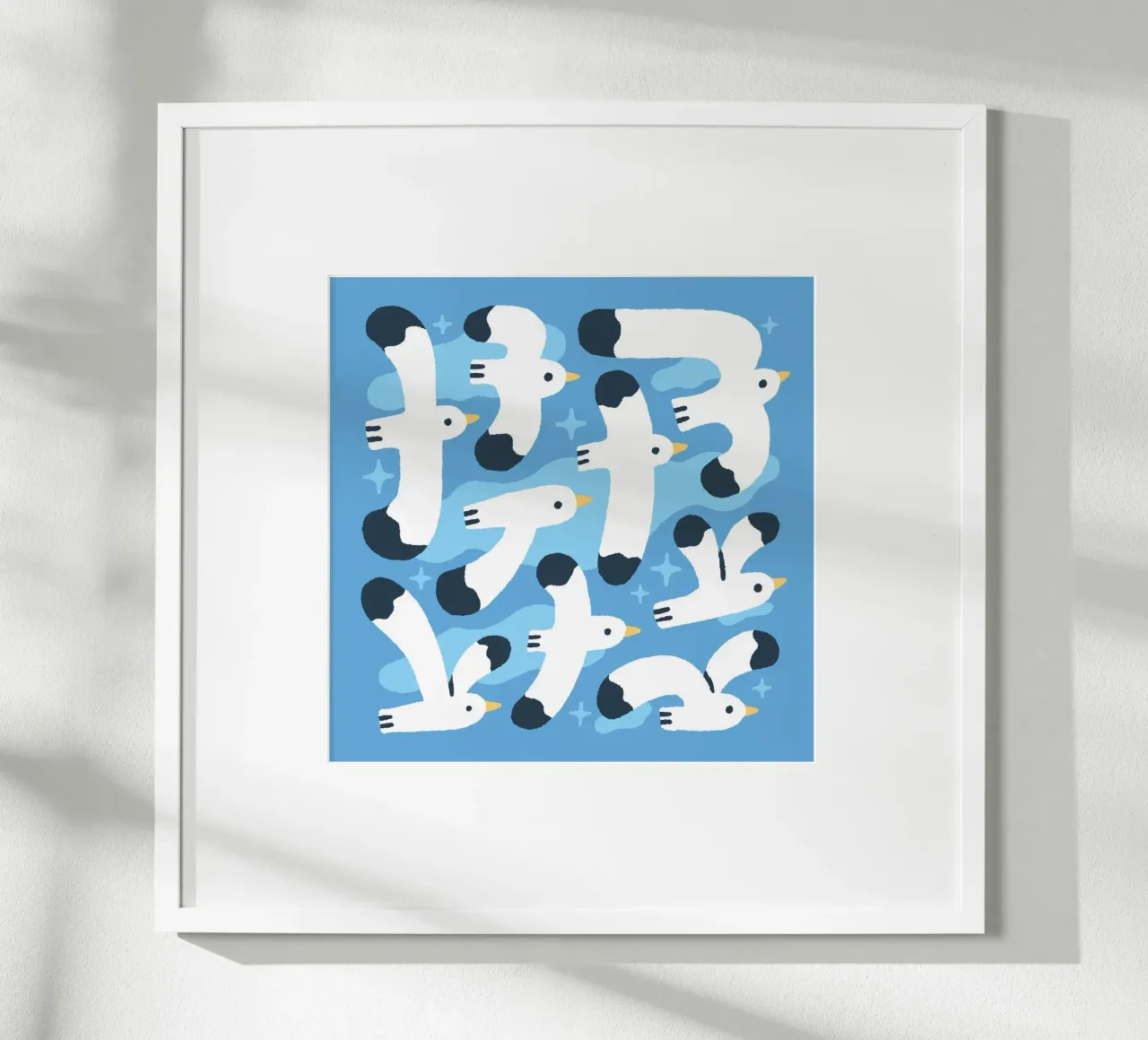 Seagulls poster da sashakolesnik