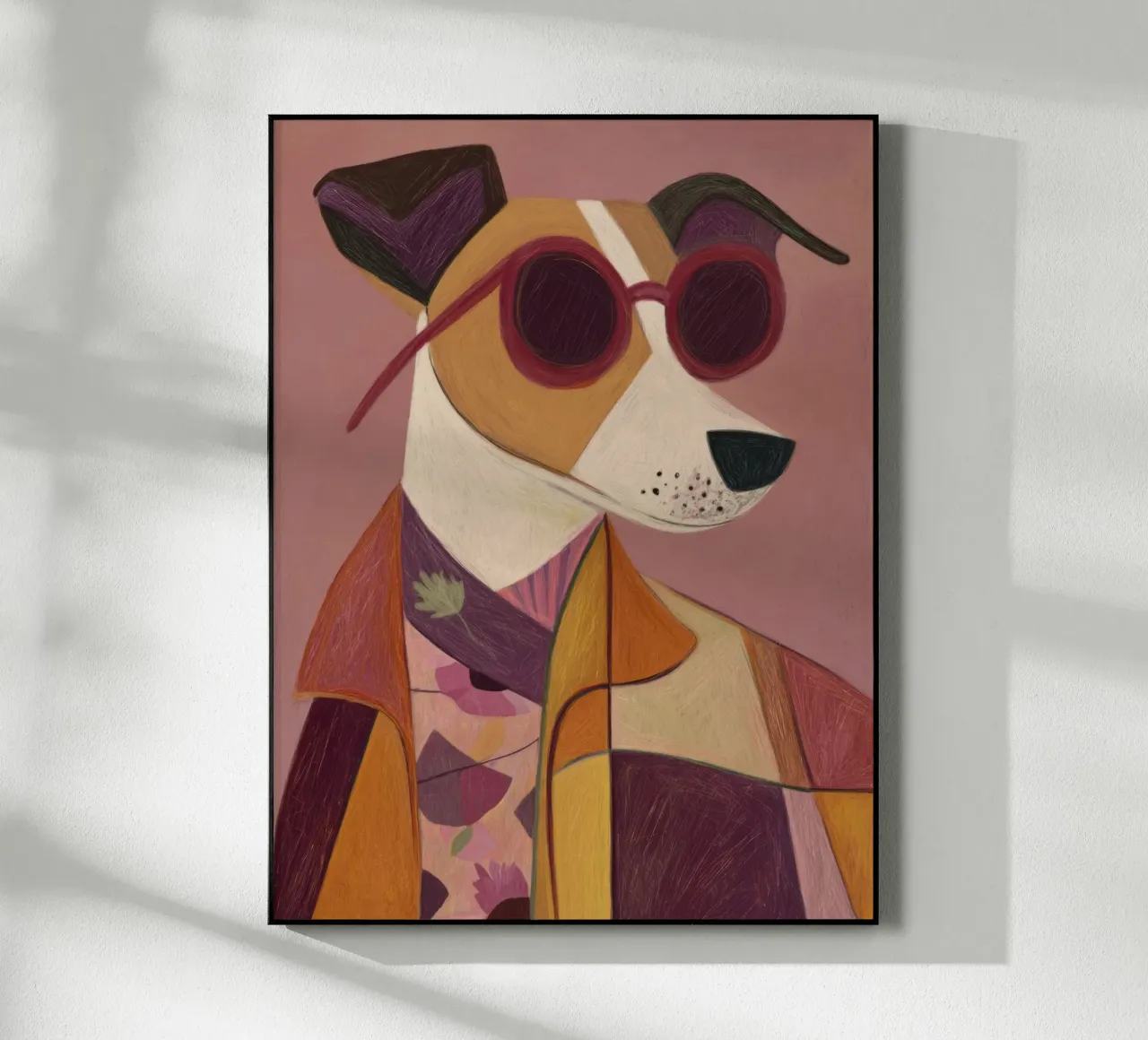 Cane stilizzato 2 plexiglass da Rustic Grace Studio 02