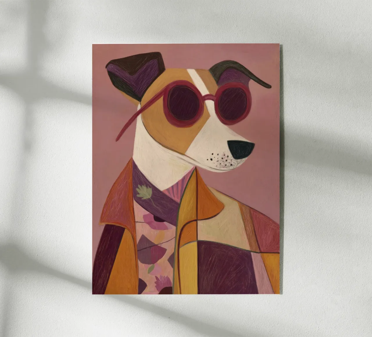 Cane stilizzato 2 plexiglass da Rustic Grace Studio 02