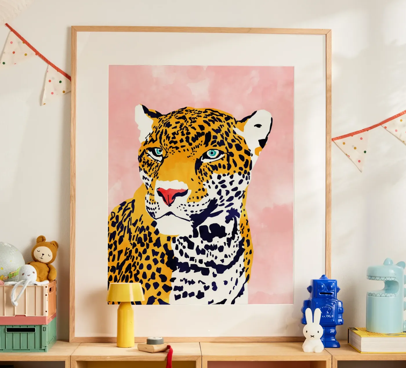 The Leopard Portrait poster by 83oranges.com