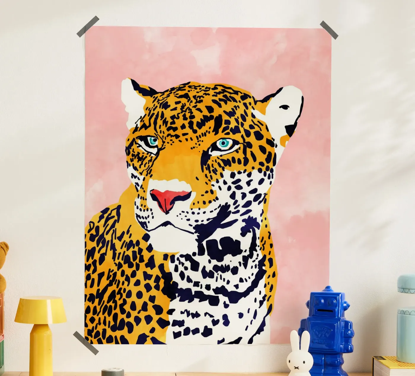 The Leopard Portrait poster by 83oranges.com
