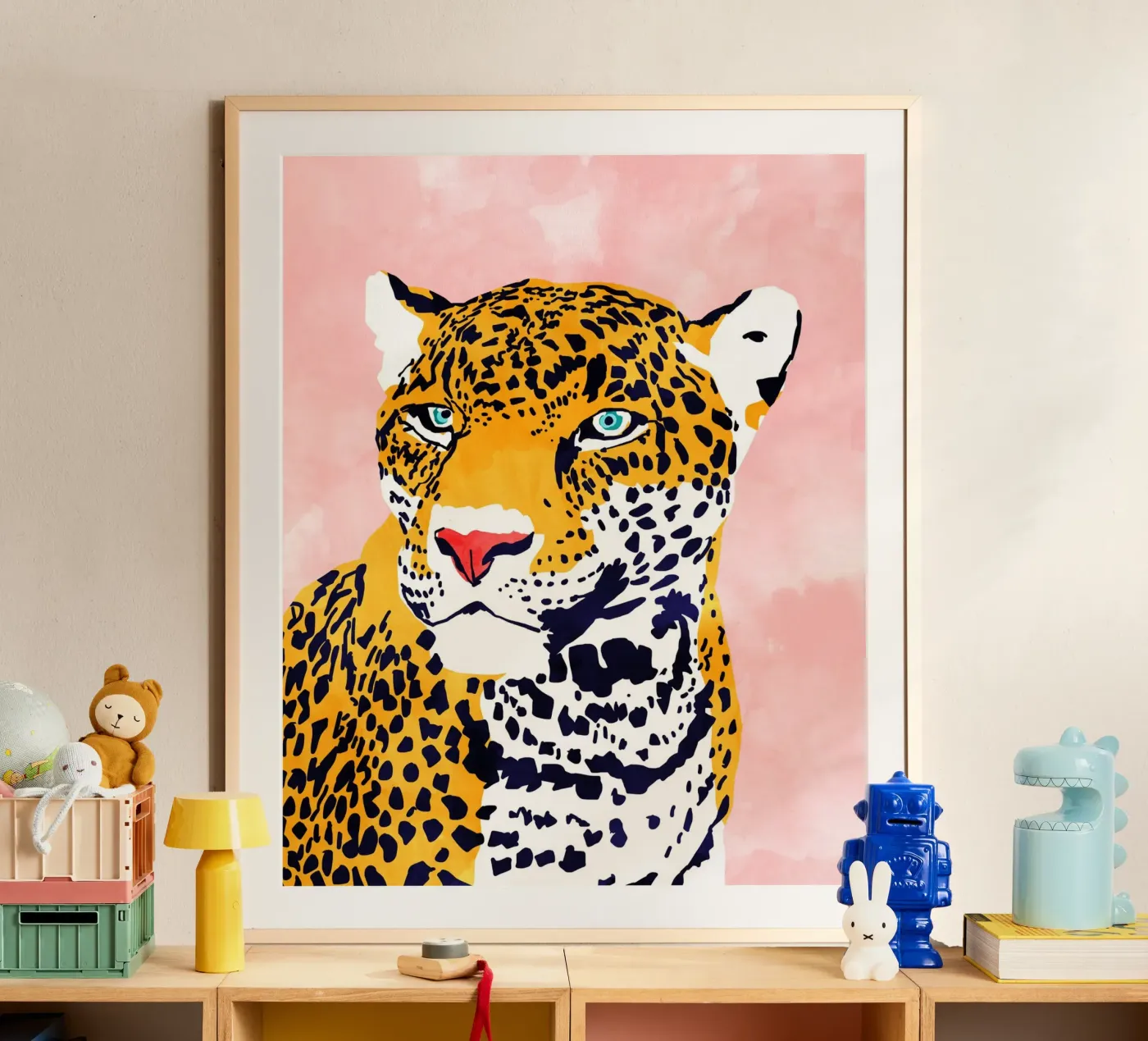 The Leopard Portrait poster by 83oranges.com