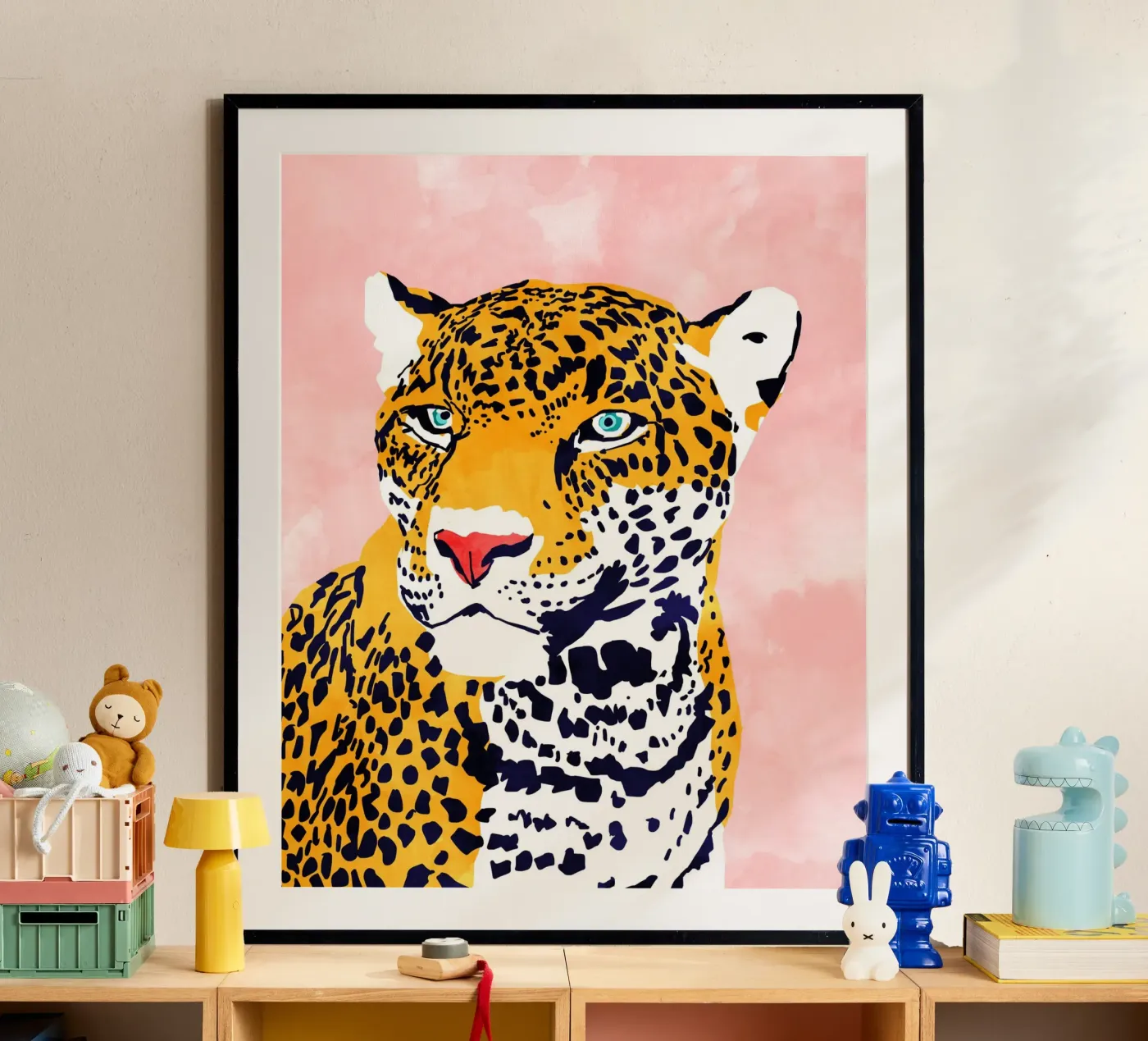 The Leopard Portrait poster by 83oranges.com
