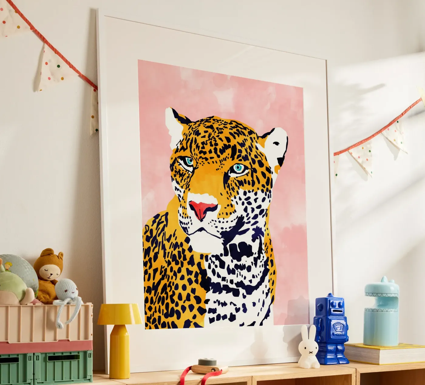 The Leopard Portrait poster by 83oranges.com