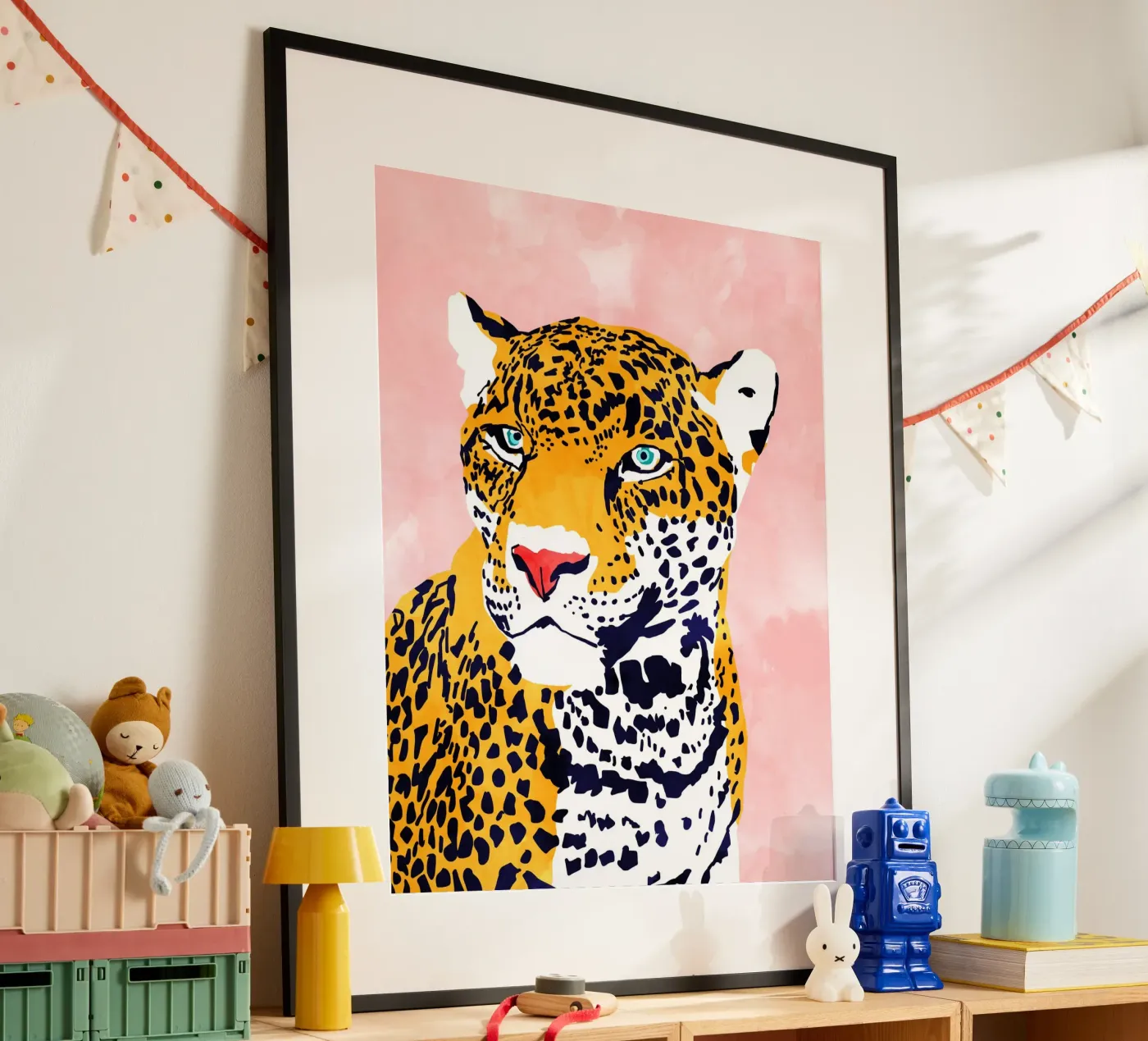 The Leopard Portrait poster by 83oranges.com
