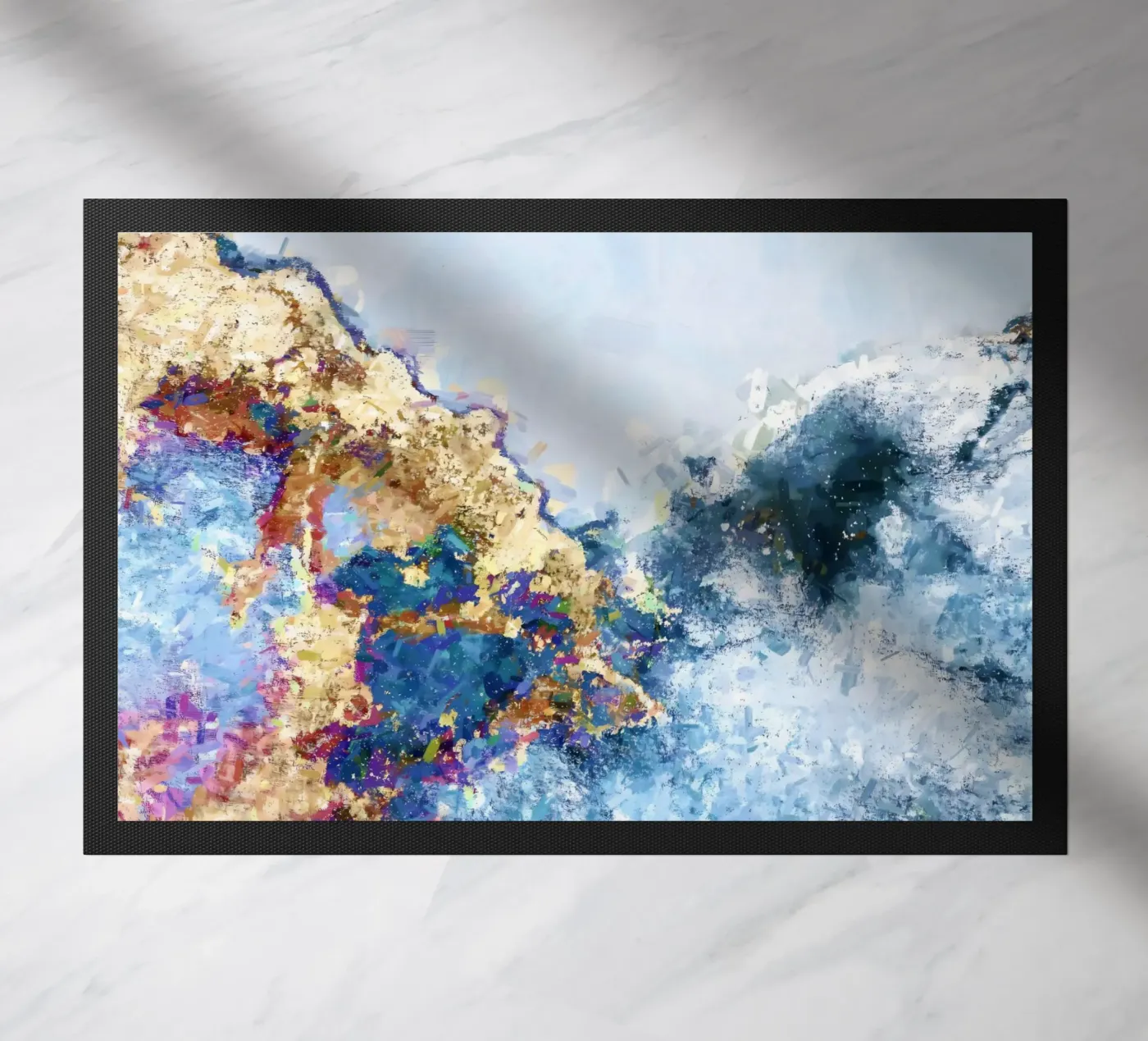 Golden Lining doormat by 83oranges.com