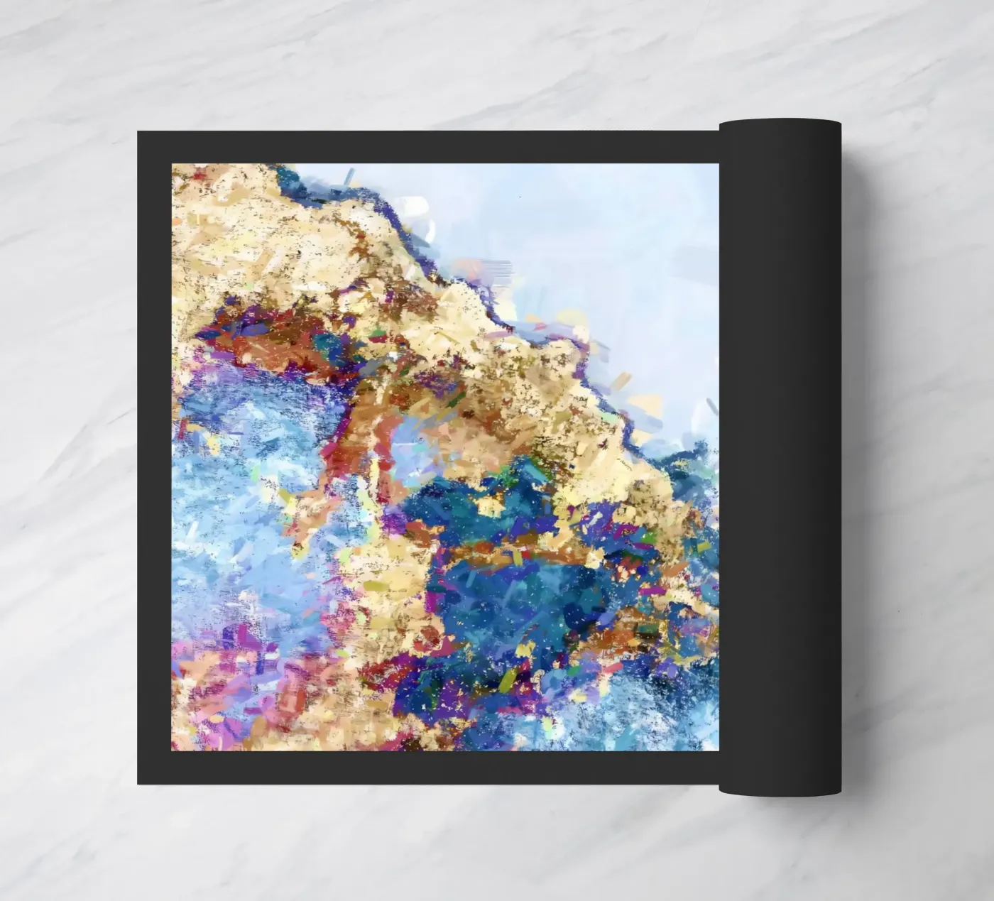 Golden Lining doormat by 83oranges.com