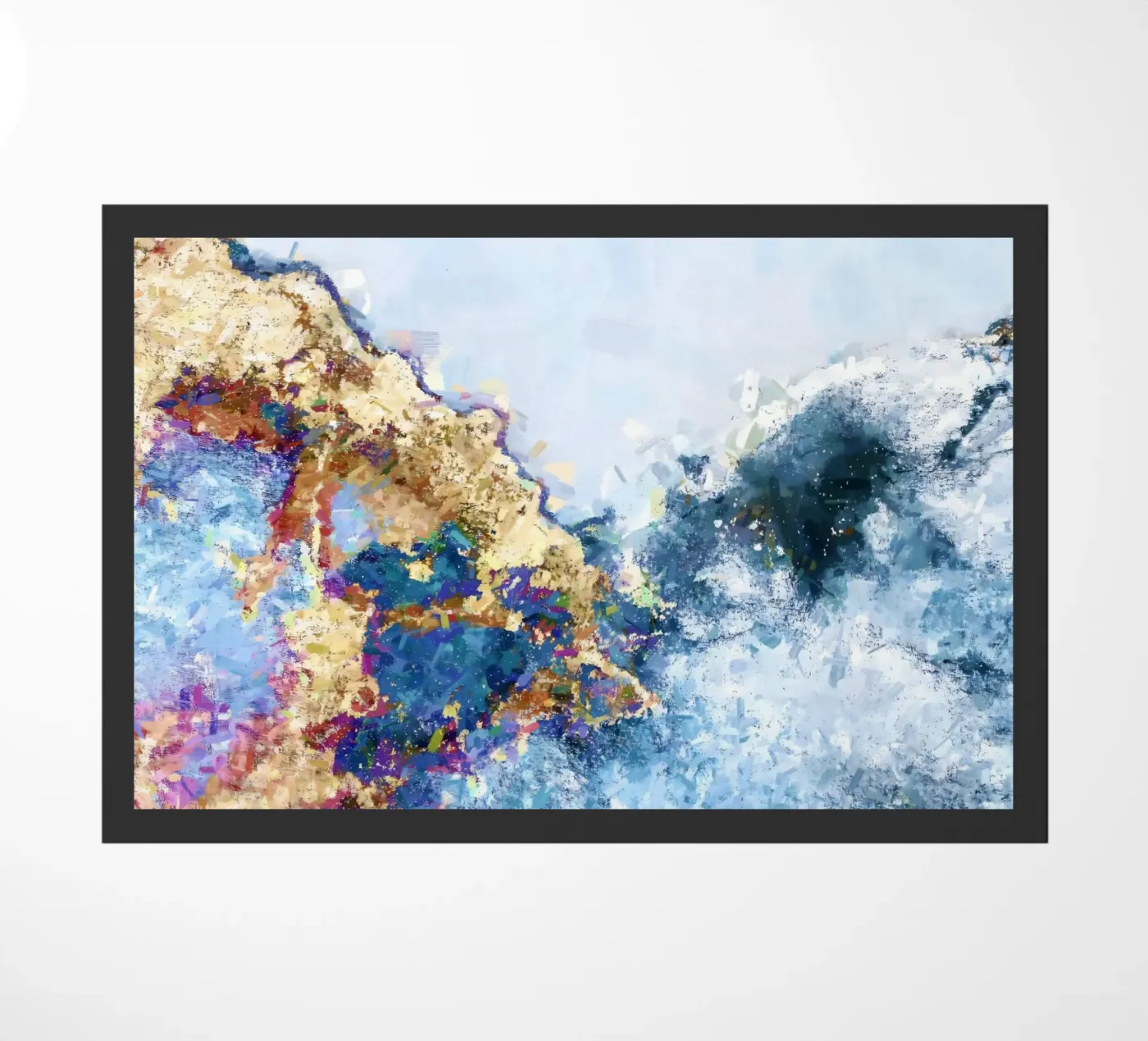 Golden Lining doormat by 83oranges.com