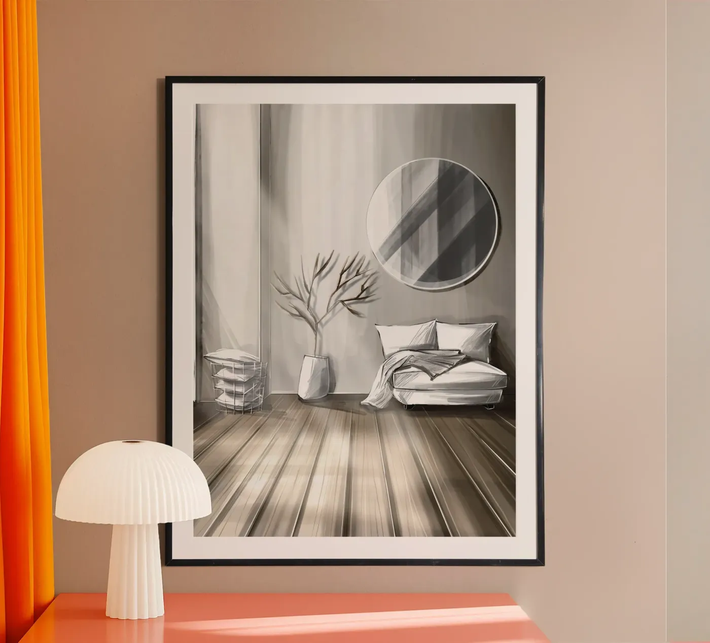 interior Poster von by elle arts
