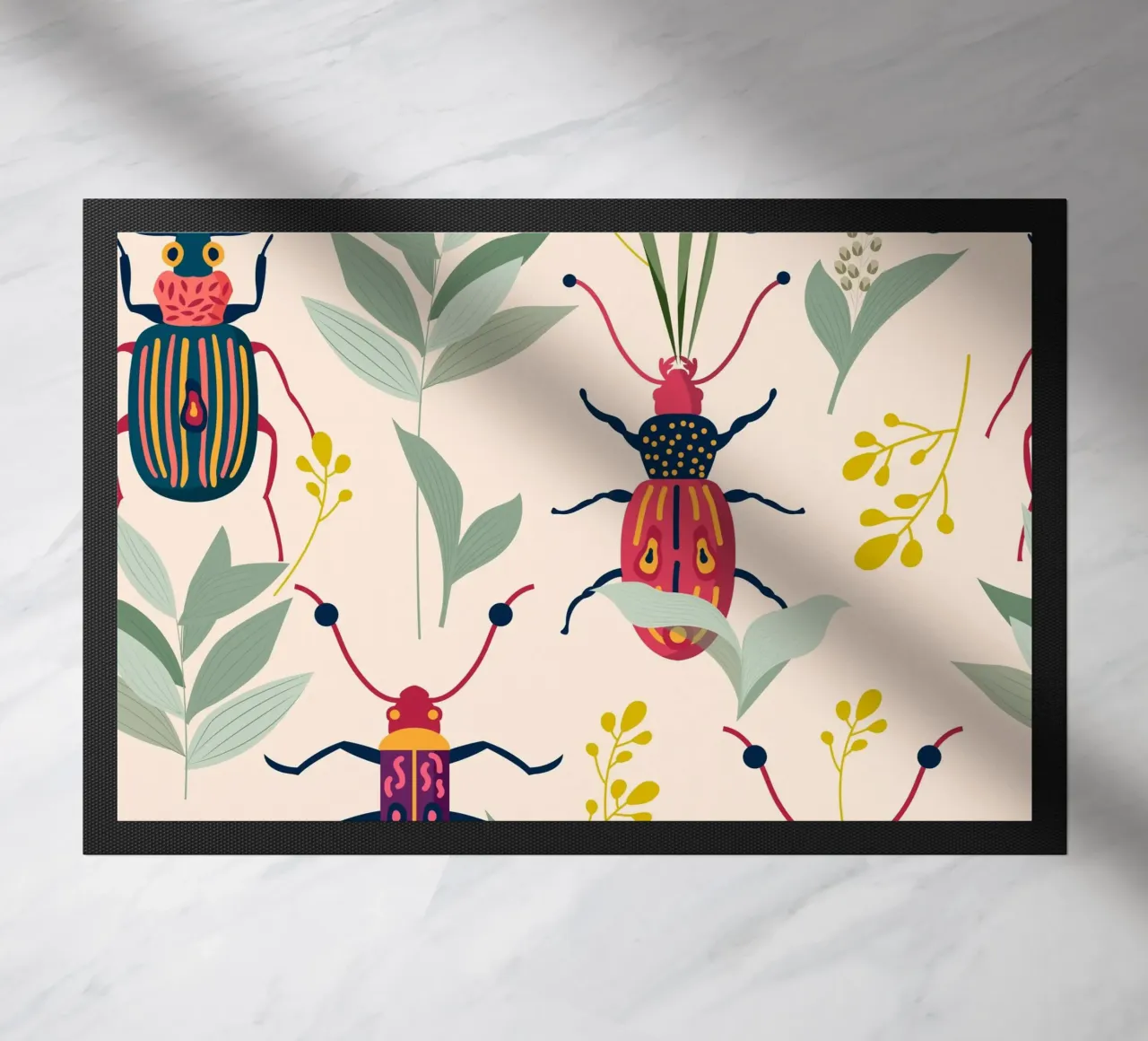 Summer Bugs doormat by 83oranges.com