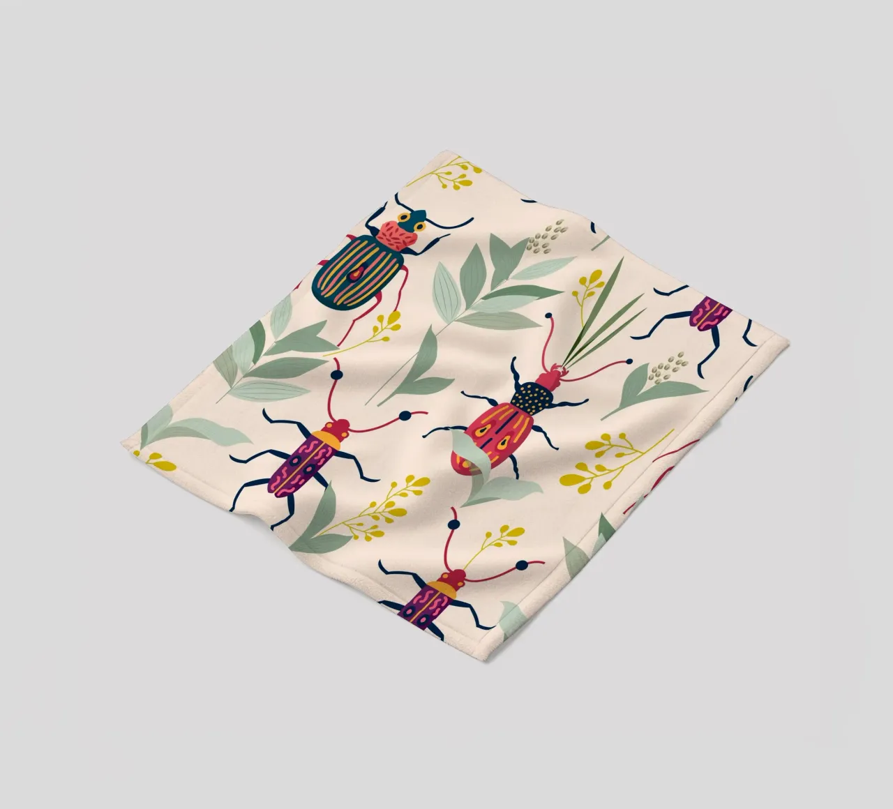 Summer Bugs Fleecedecke von 83oranges.com