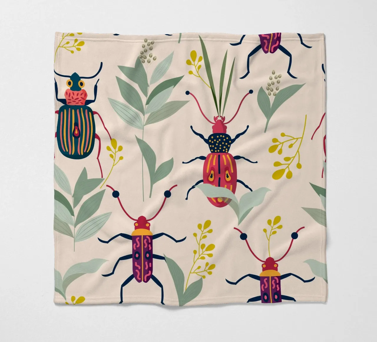 Summer Bugs Fleecedecke von 83oranges.com