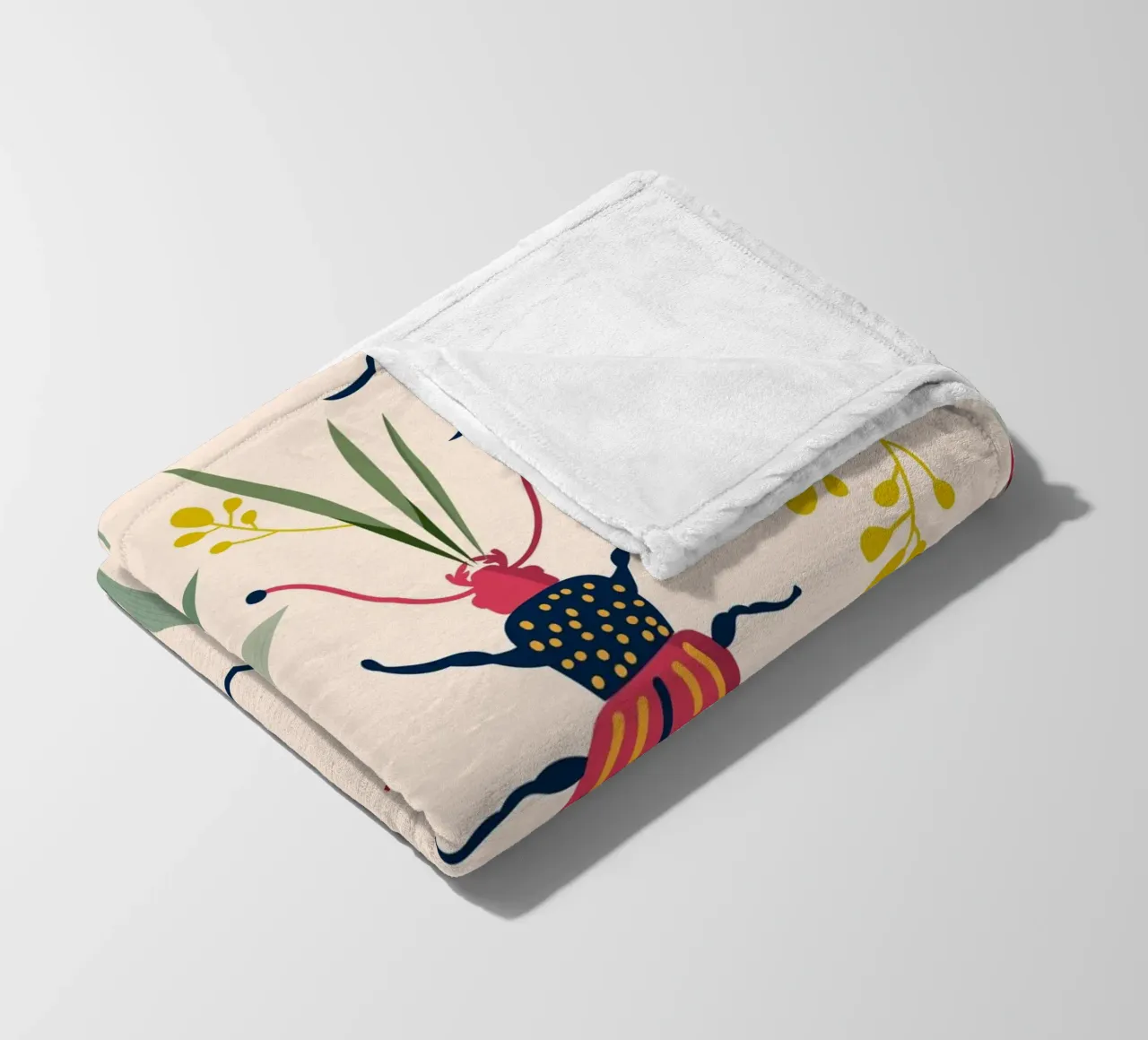 Summer Bugs Fleecedecke von 83oranges.com