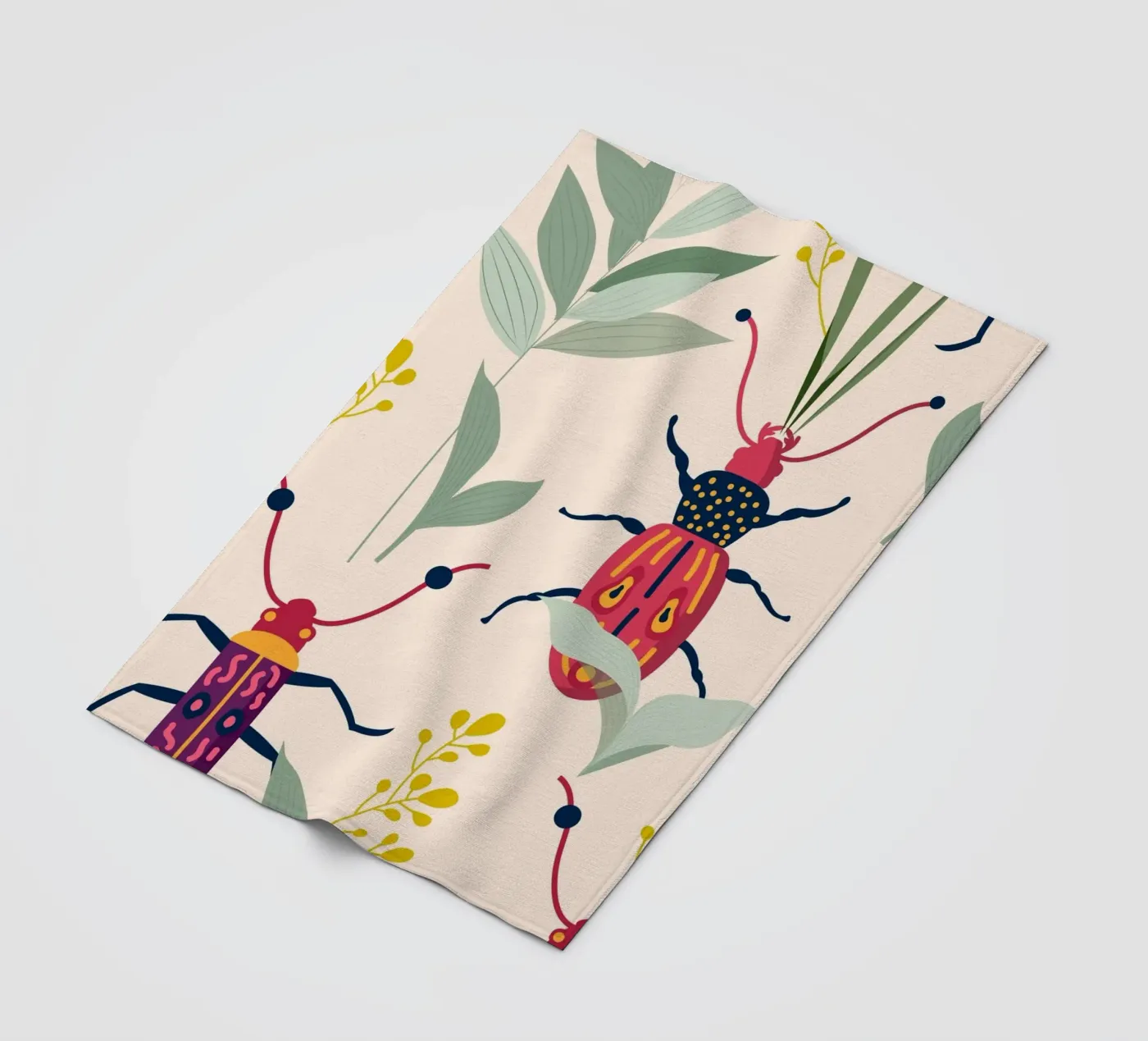 Insetti estivi coperta in pile da 83oranges.com