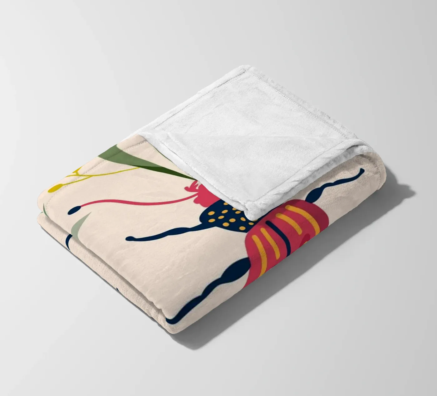 Insetti estivi coperta in pile da 83oranges.com