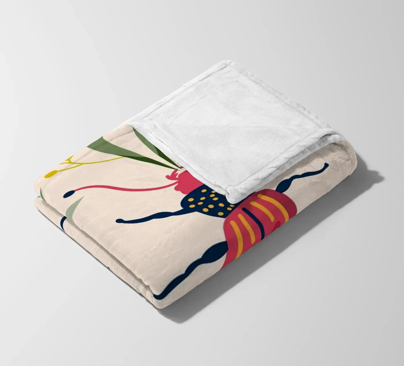 Insetti estivi coperta in pile da 83oranges.com